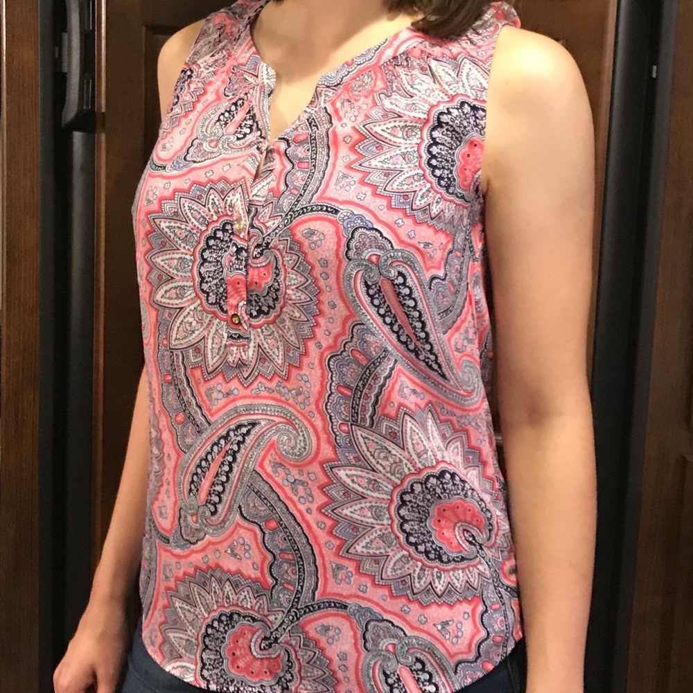 Talbots Sleeveless Blouse